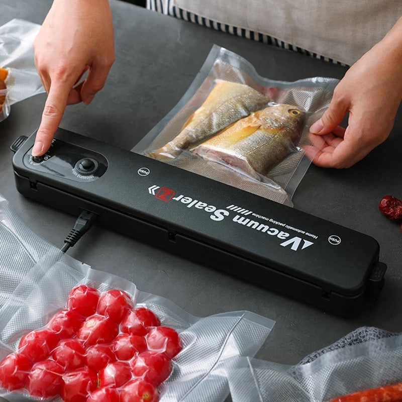 Automatic Vacuum Sealer Food Packing Machine, Fresh Food Saver for Meat, Vegetables & Fruits