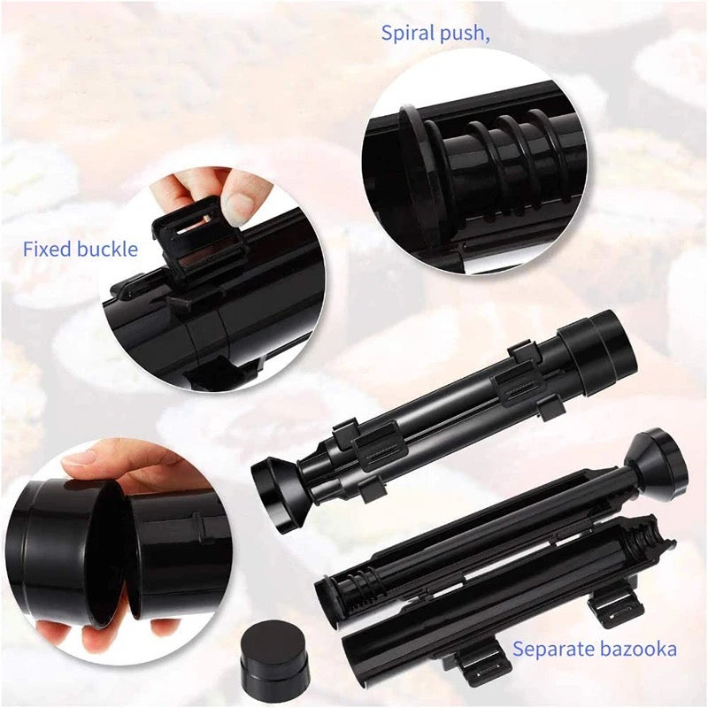 Different parts of the DIY Home Kitchen Instant Sushi Maker Tool