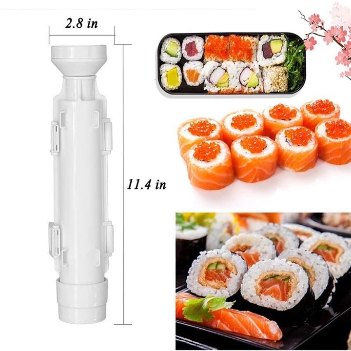 DIY Home Kitchen Instant Sushi Maker Tool with its size
