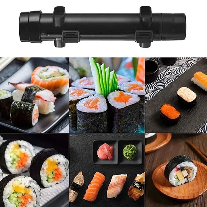 DIY Home Kitchen Instant Sushi Maker Tool in black color