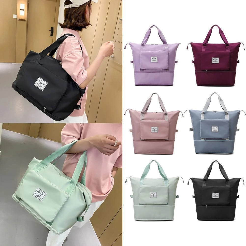 Large Capacity Foldable Travel Bag for Women