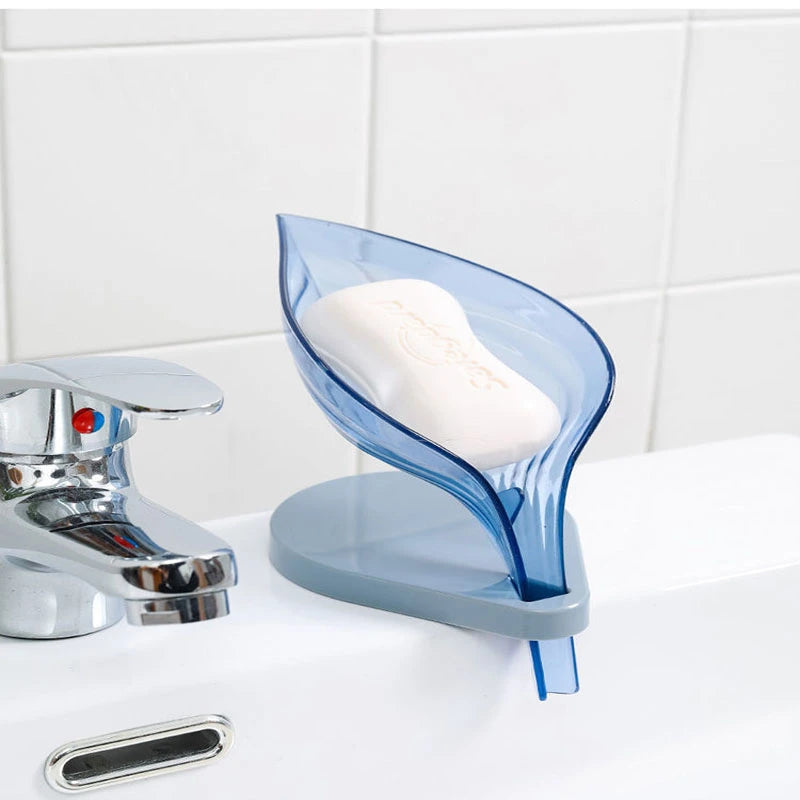 Self Draining Soap Holder Leaf Shape Soap Box