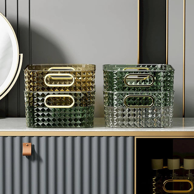 Group of Portable Desk Cosmetics Holder Storage Box