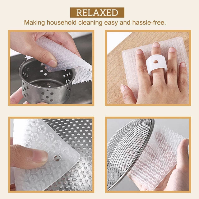 Various uses of the Multifunctional Fruit Vegetable Rubbing Brush