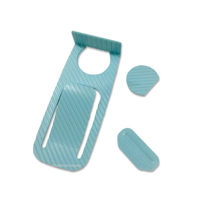 Showcasing Innovative Door Stopper in Light Blue color