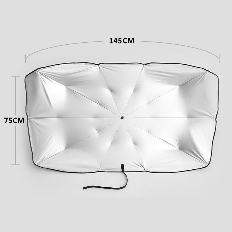 Thermal Insulation Anti-falling Car Sun Shade Foldable Umbrella