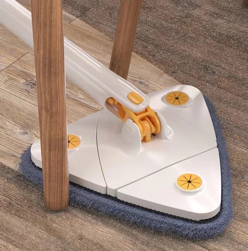 360° Rotatable Triangular Self-squeeze Telescopic Cleaning Mop