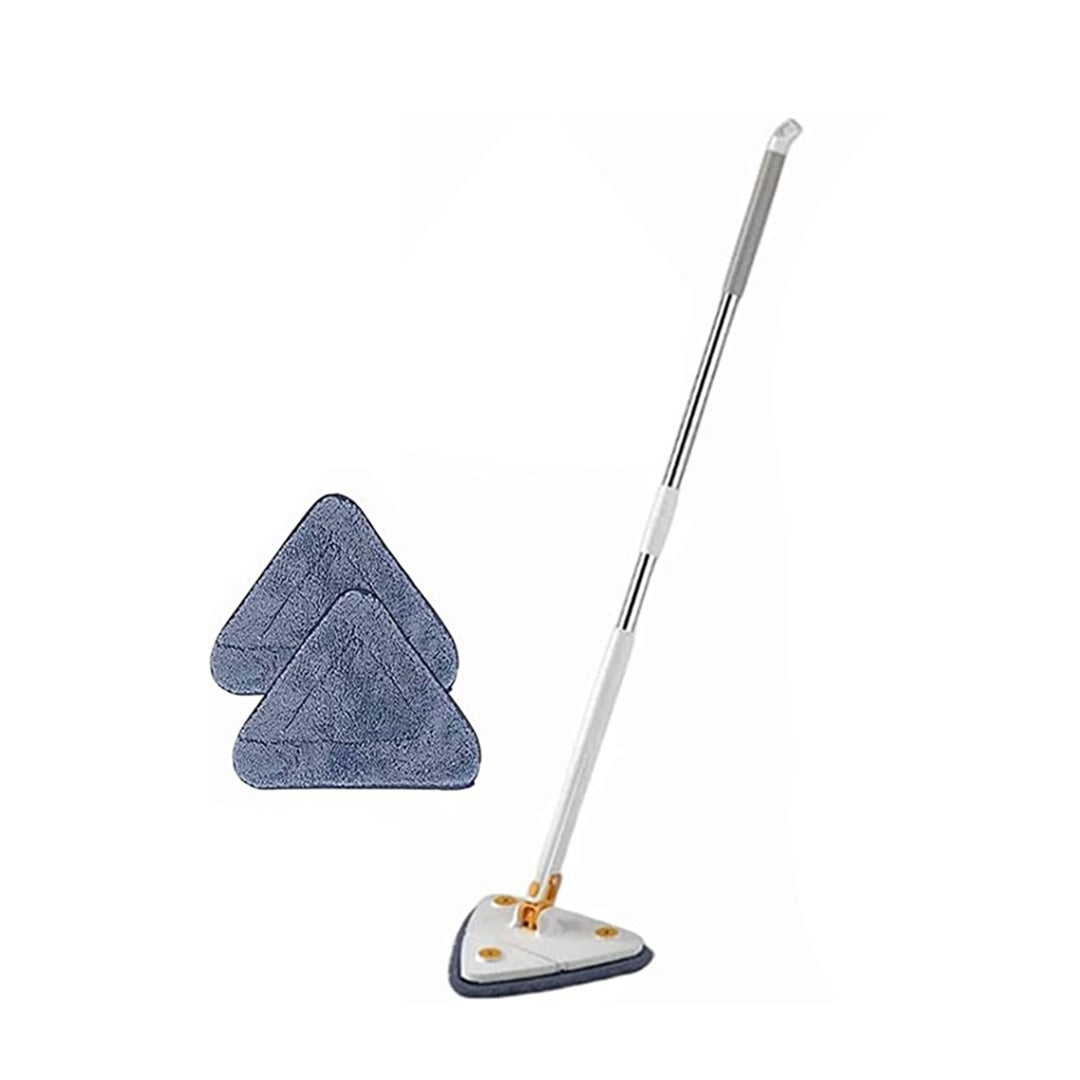 360° Rotatable Triangular Self-squeeze Telescopic Cleaning Mop