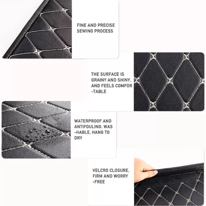 Car Trunk Folding Leather Organizer Storage Box