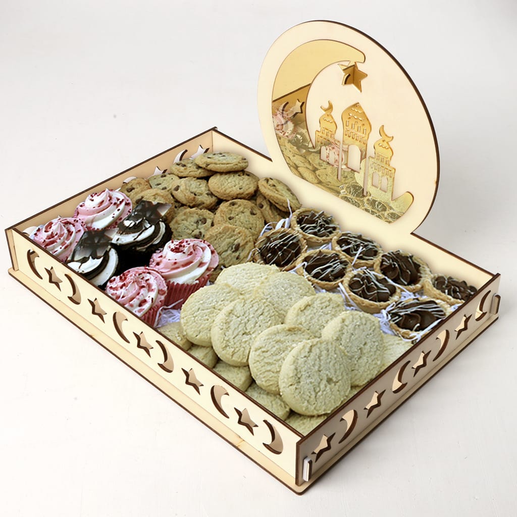 Ramadan Special Decorated Dessert Sweets Tray