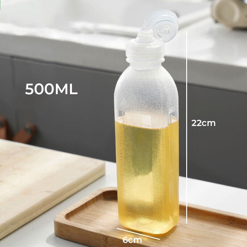 Kitchen Oil Spray Injection Press Bottle Sprayer Dispenser with its size