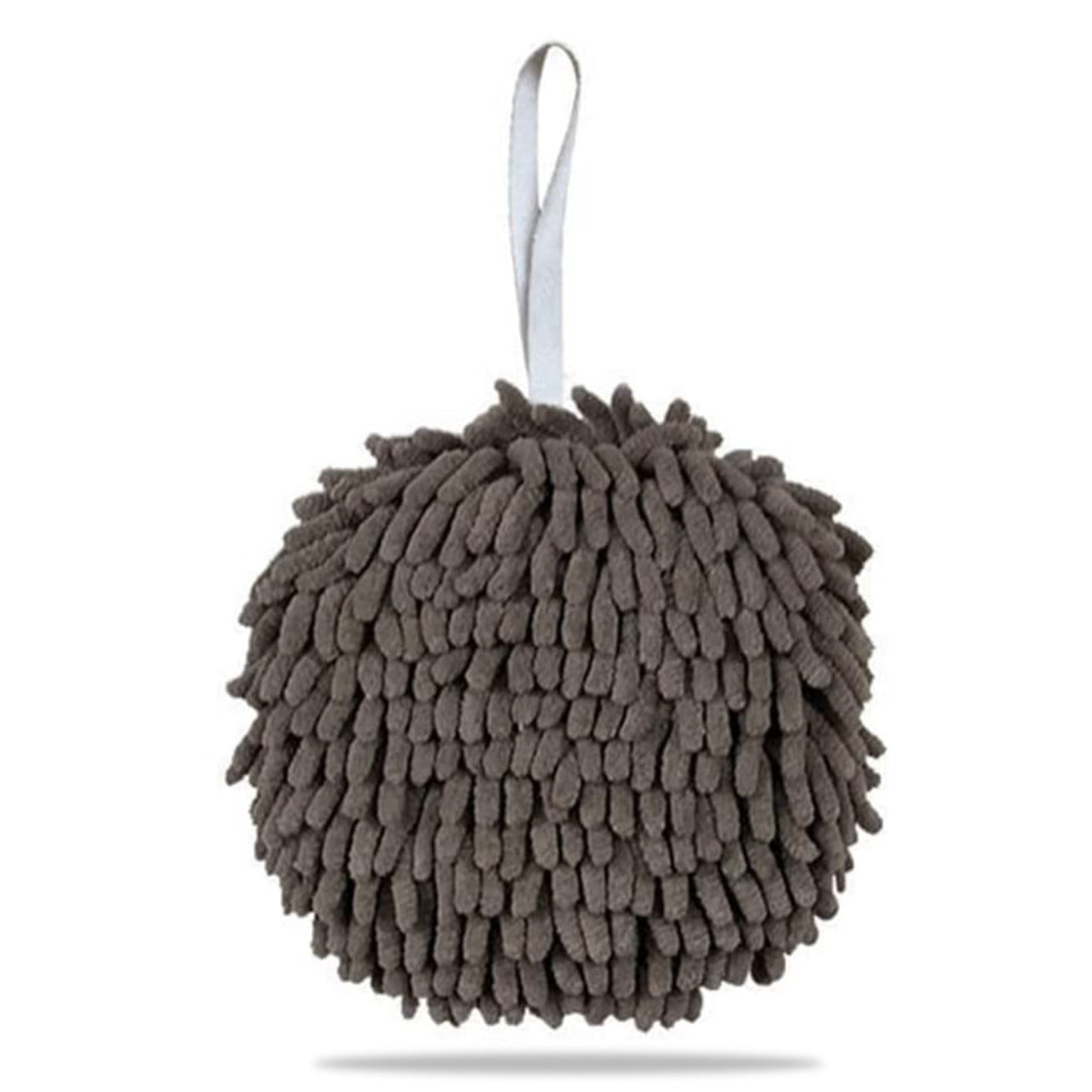 Quick Dry Chenille Hand Towel in gray color