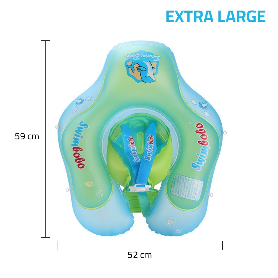 Inflatable Baby Swimming Float with its size