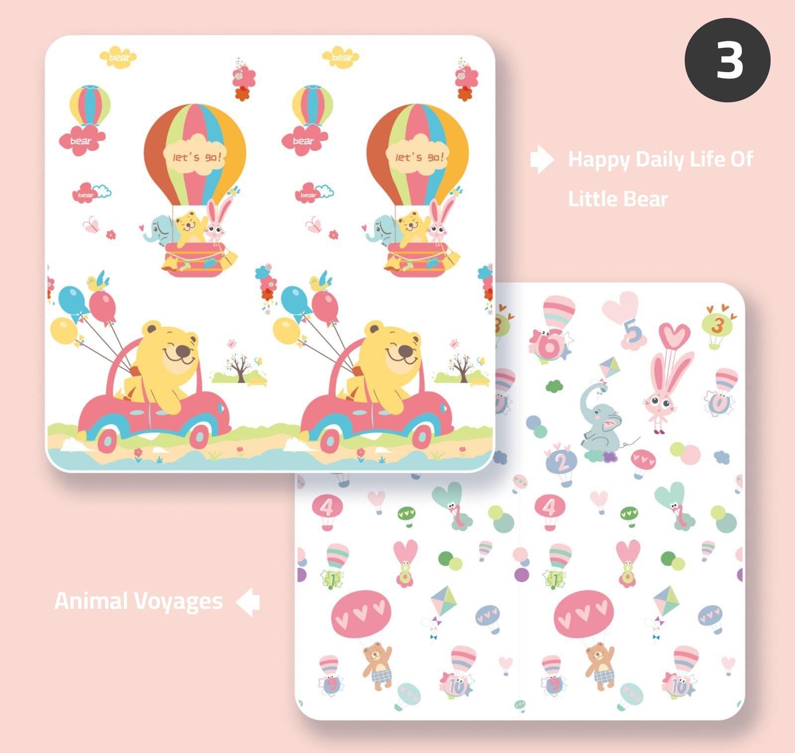 Foldable Baby Crawling Play Mat, Waterproof, Soundproof, Anti-Slip