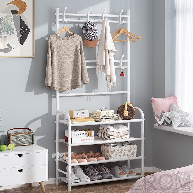 3in1 Multifunctional Hall Tree Shoe Rack with Storage Organizer