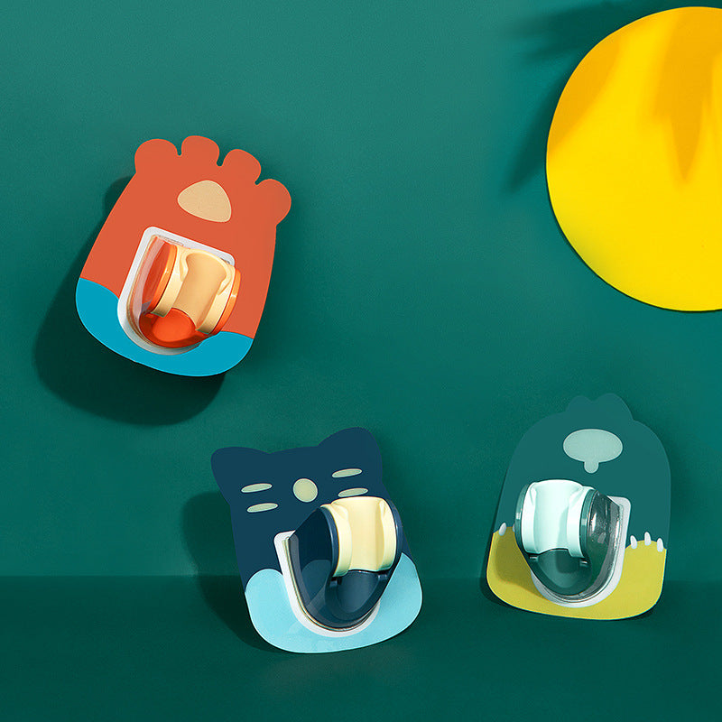 3 Wall Mount Punch-free Cartoon Shower Bracket