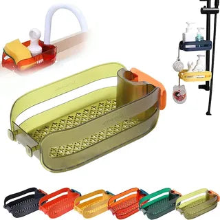 2-in-1 Kitchen Faucet Sink Organizer Basket
