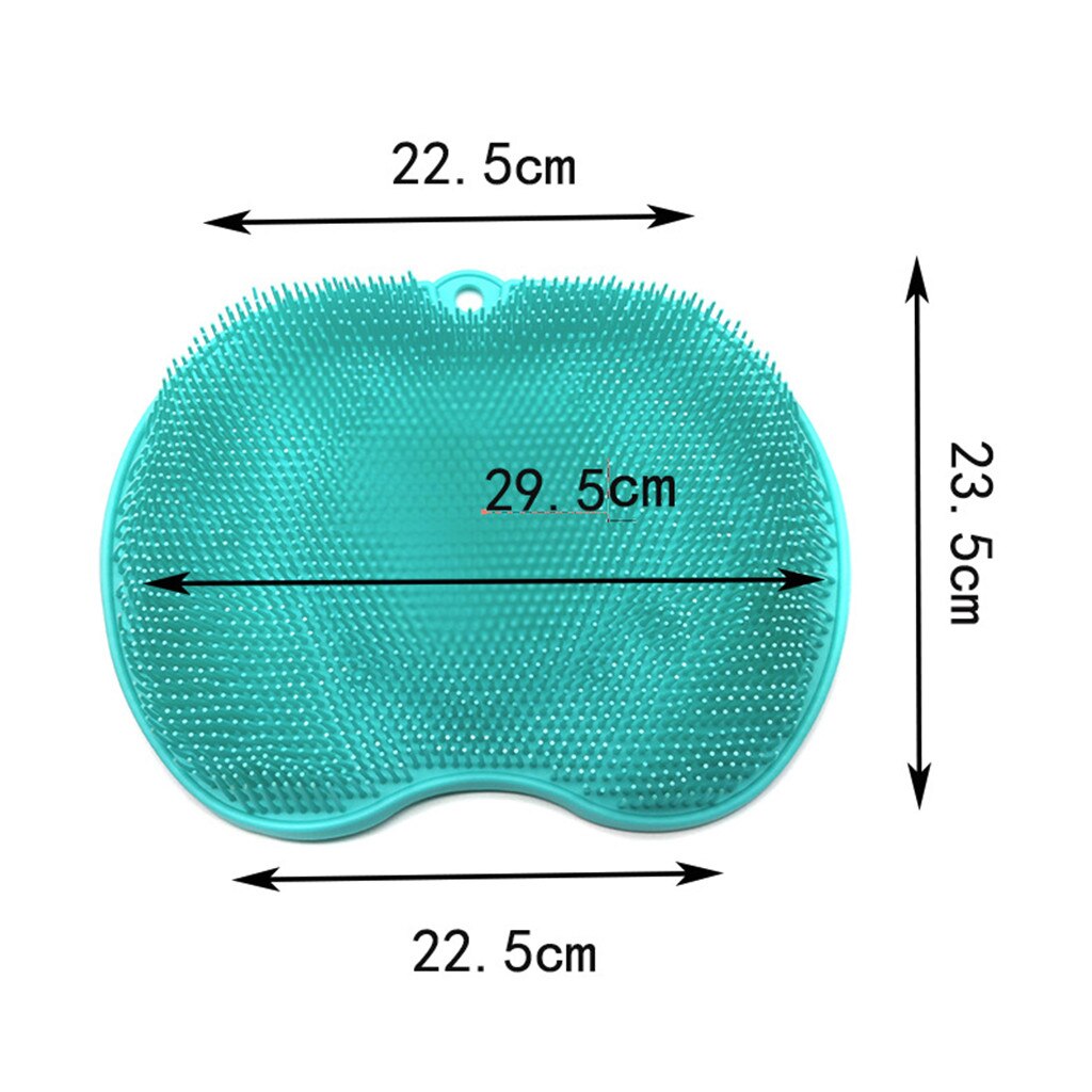 Non-Slip Silicone Mat, Bathroom Foot Scrub Massage Pad