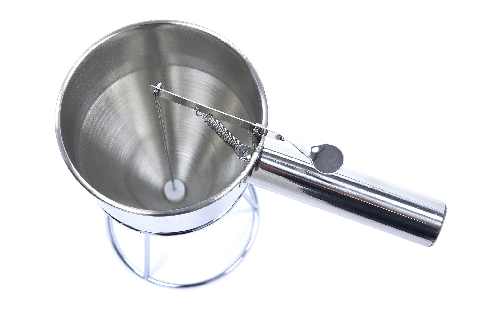 Inside of Stainless Steel Batter Dispenser