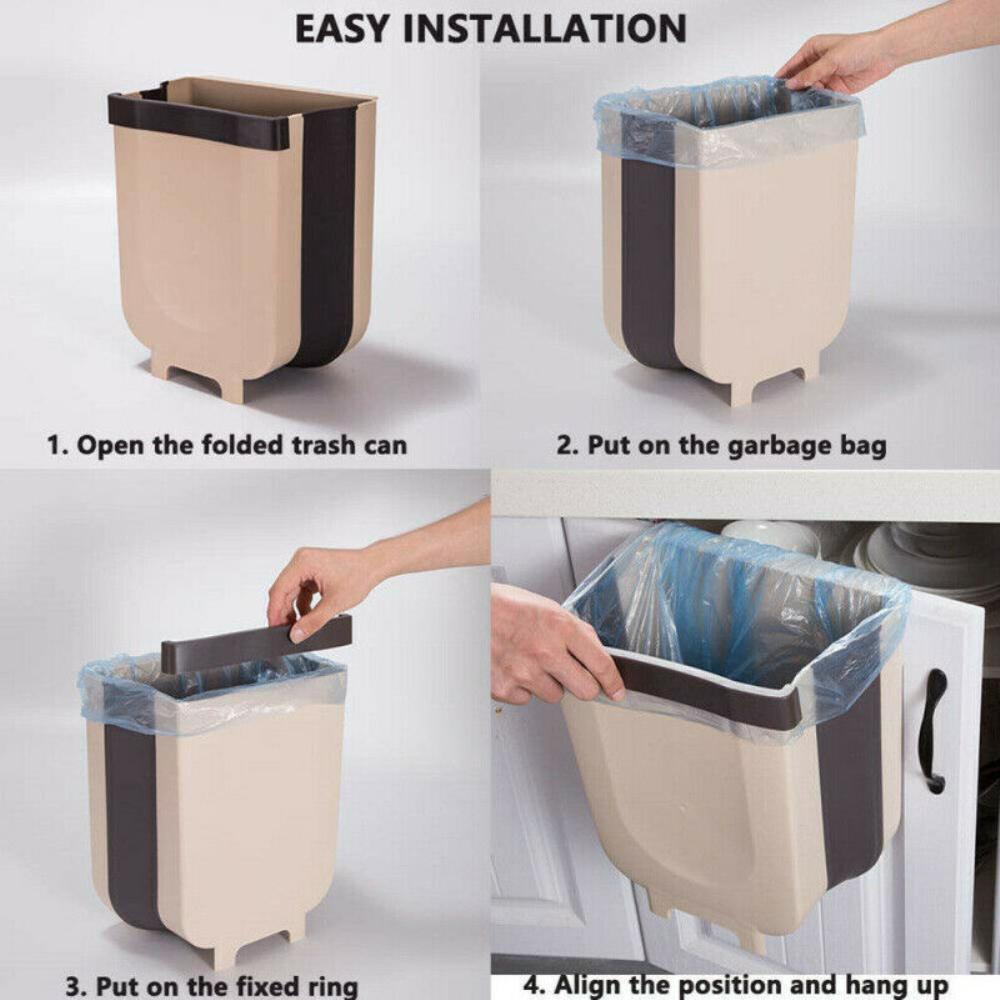 Foldable Kitchen Trash Holder