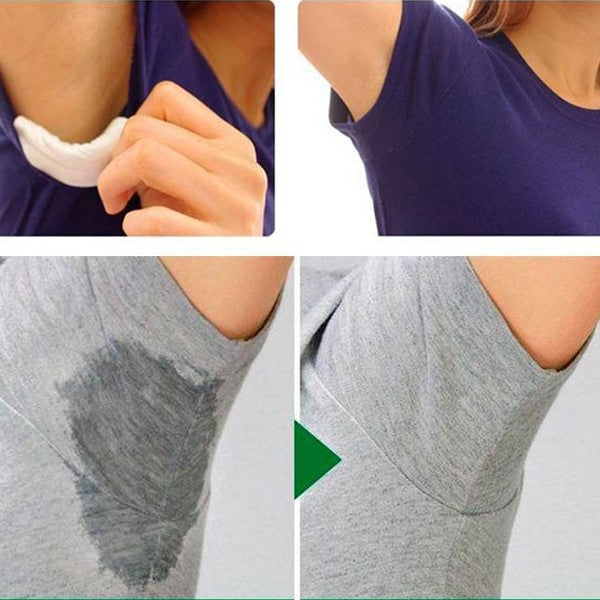 Comparing with using and without using Unisex Underarm Sweat Pads