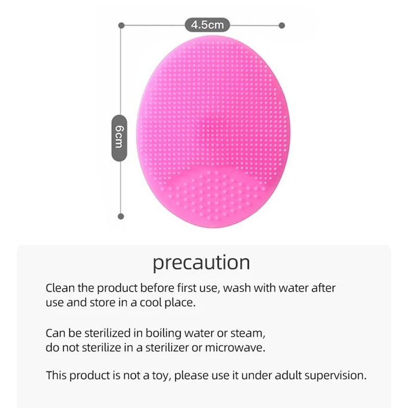 Kids Soft Silicone Shower Brush - Size