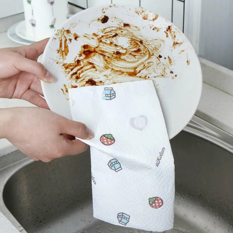 Kitchen Printed Oil Absorbing Paper Towel Tissue Roll - Product Purpose