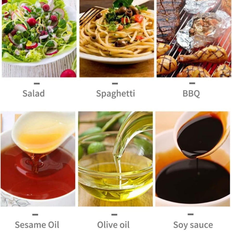 Application Areas and Different Oils to be Used in the 100ml Oil Sprayer Bottle.