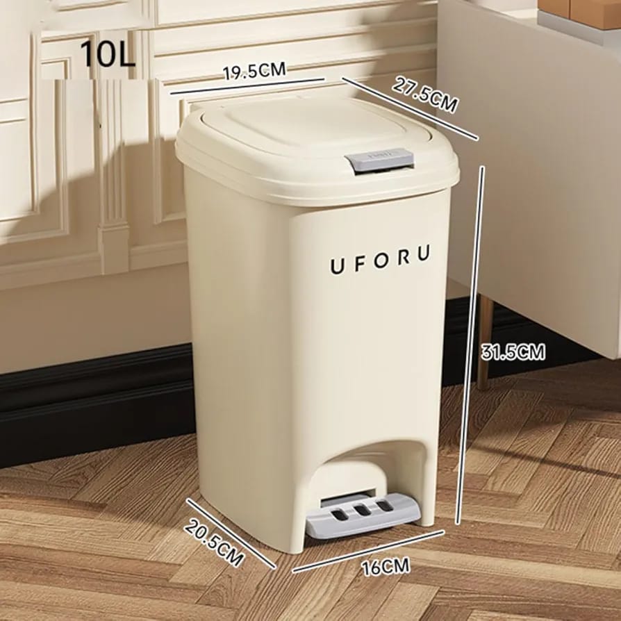 Kitchen Garbage Basket With Lid, Large Capacity Trash Can, Household Dustbin With Pedal Kitchen Garbage Basket With Lid, Large Capacity Trash Can, Household Dustbin With Pedal
