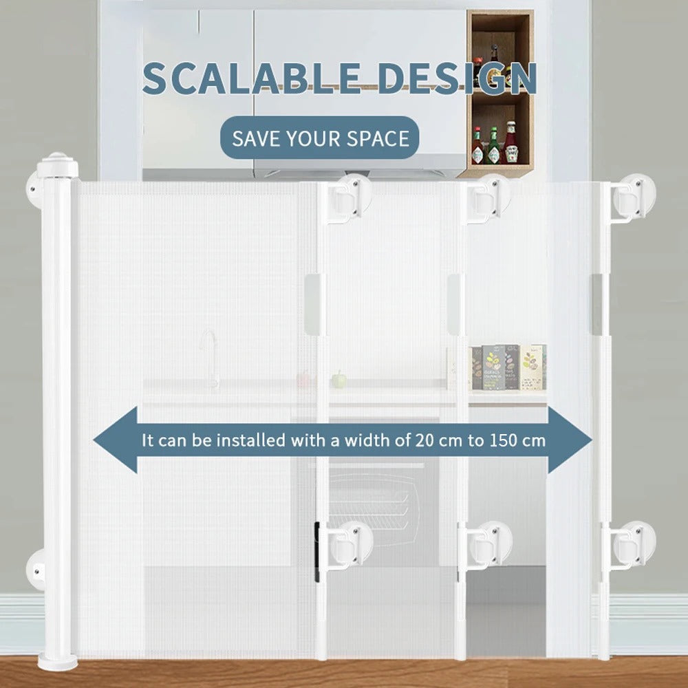 Retractable Baby and Pet Safety Gate - Size