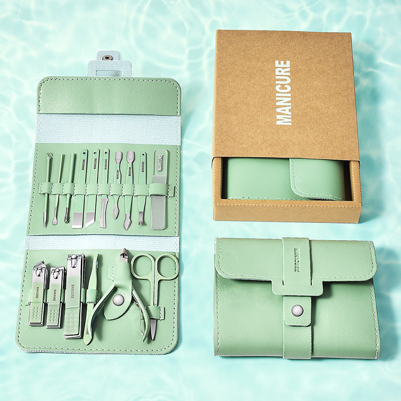 16-Piece Professional Nail Clipper Kit.