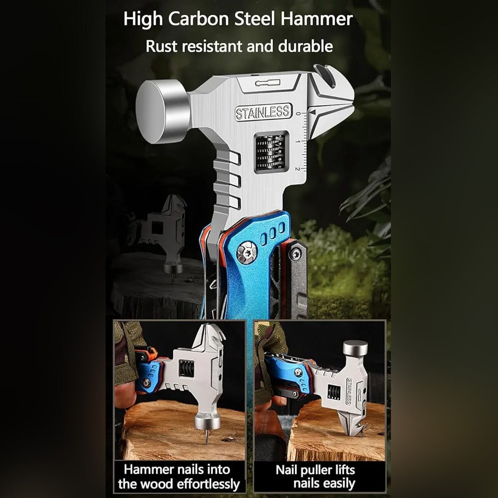 Hammer Of 18-in- 1 Multi-tool Knife.