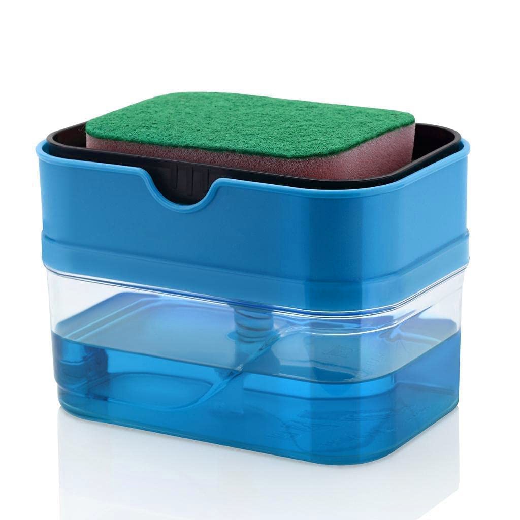 A 2-in-1 Portable Soap Pump Dispenser.