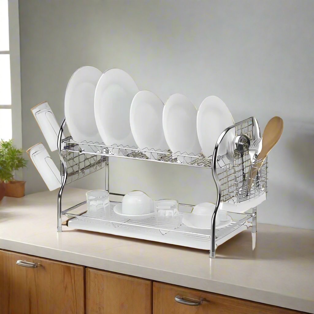 2 Layer Dish Drying Rack