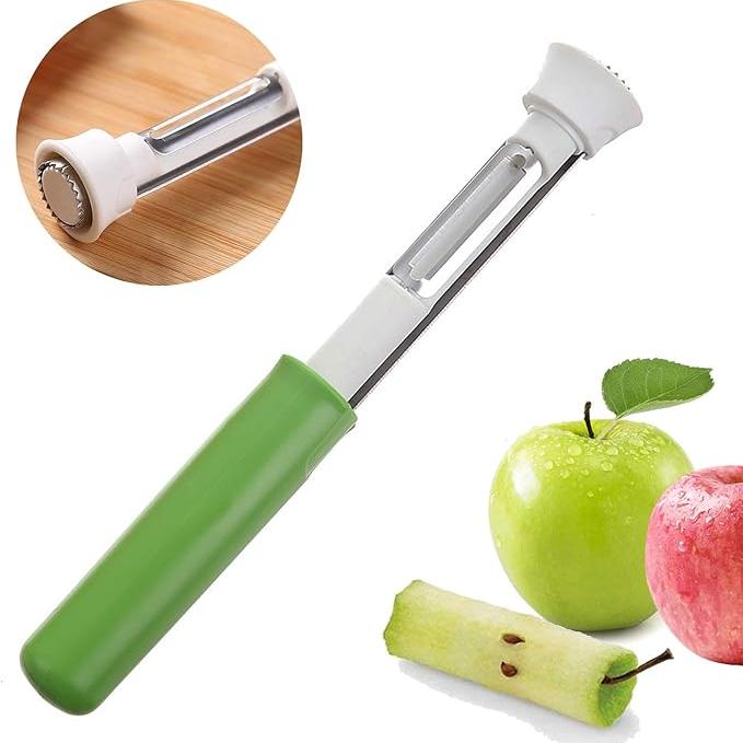 2 in 1 Fruit Peeler Corer, Apple Core Removal Tool, Vegetable Peeler Knife 2 in 1 Fruit Peeler Corer, Apple Core Removal Tool, Vegetable Peeler Knife