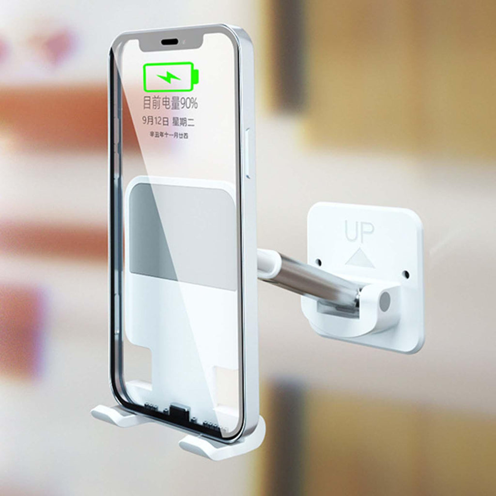 Wall Mounted Telescopic Mobile Phone Holder Bracket Wall Mounted Telescopic Mobile Phone Holder Bracket