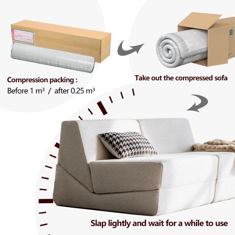 Packing Of 3 -in- 1 Sofa Bed.