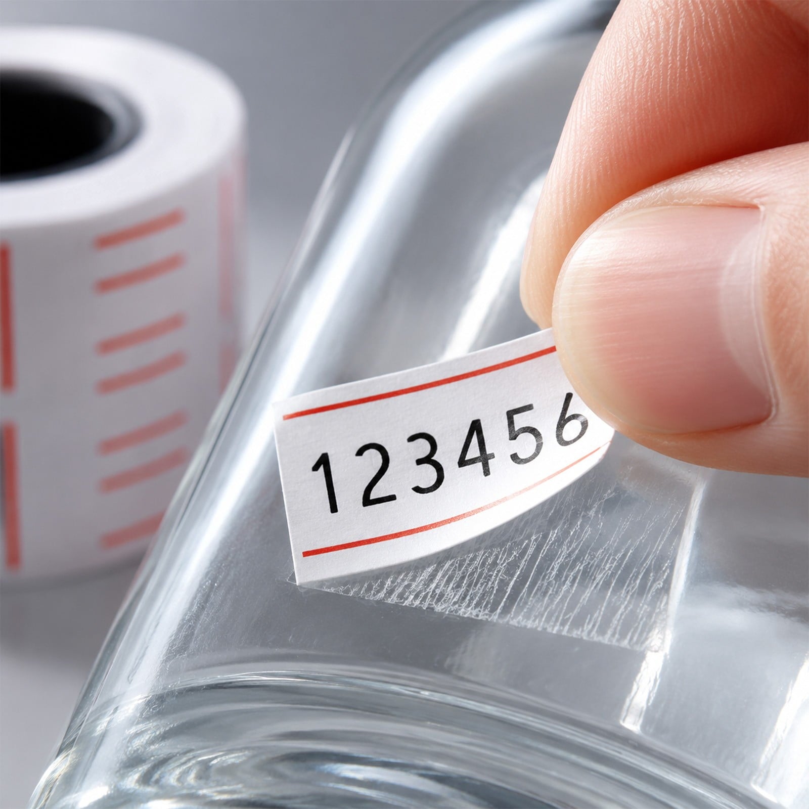 Price Label Sticker Roll for MX5500 Price Labeller, 10 Pcs Self-Adhesive Pricing Labels for Retail Stores