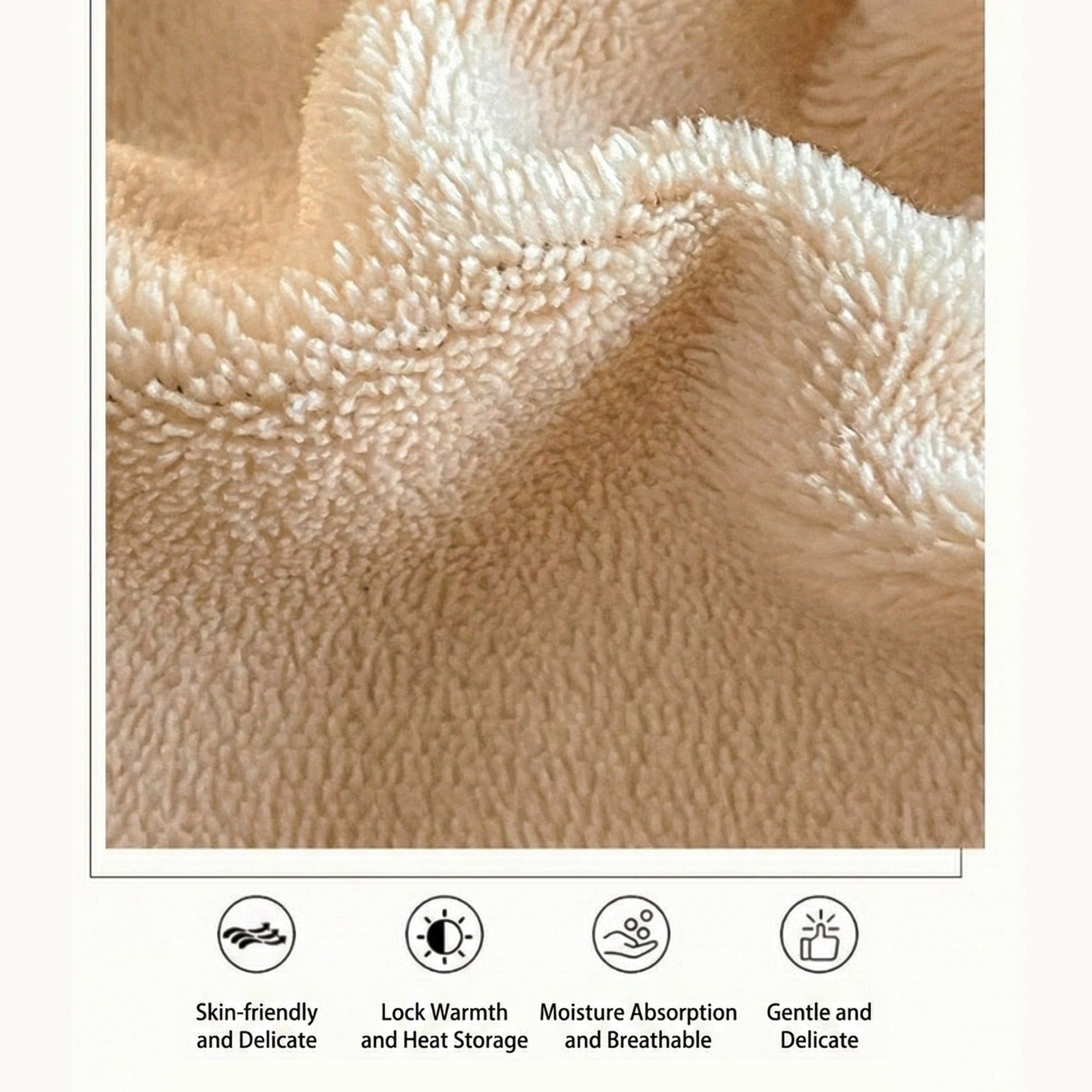 Material View Of 4-Piece Ultra Soft Luxury Bedding Set.