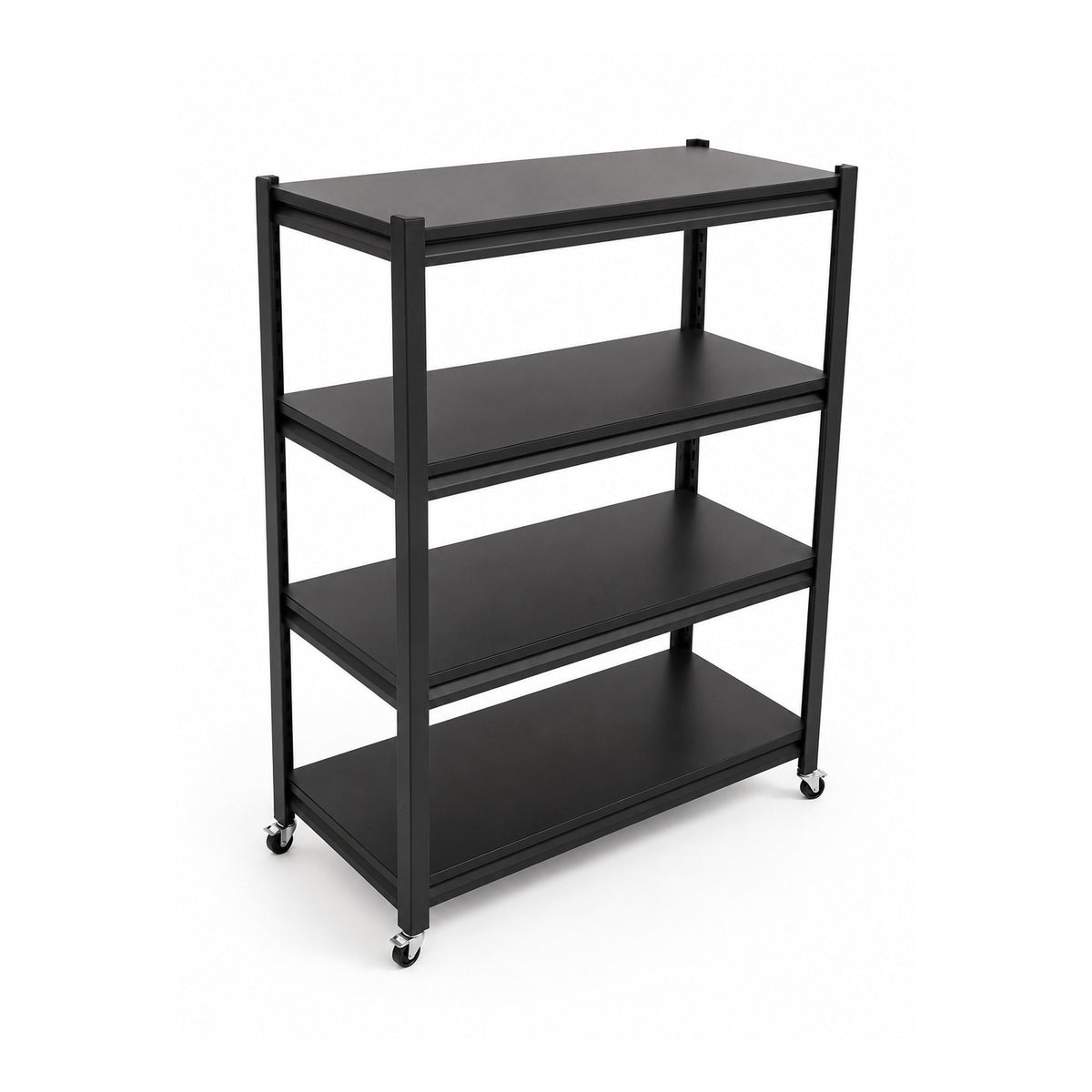 4-Tier Rolling Storage Shelf Organizer  against a white background