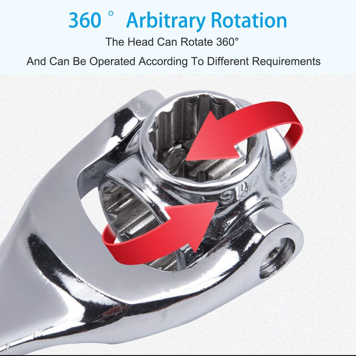 Parts Details Of 48-in-1 Multi-Socket Wrench.