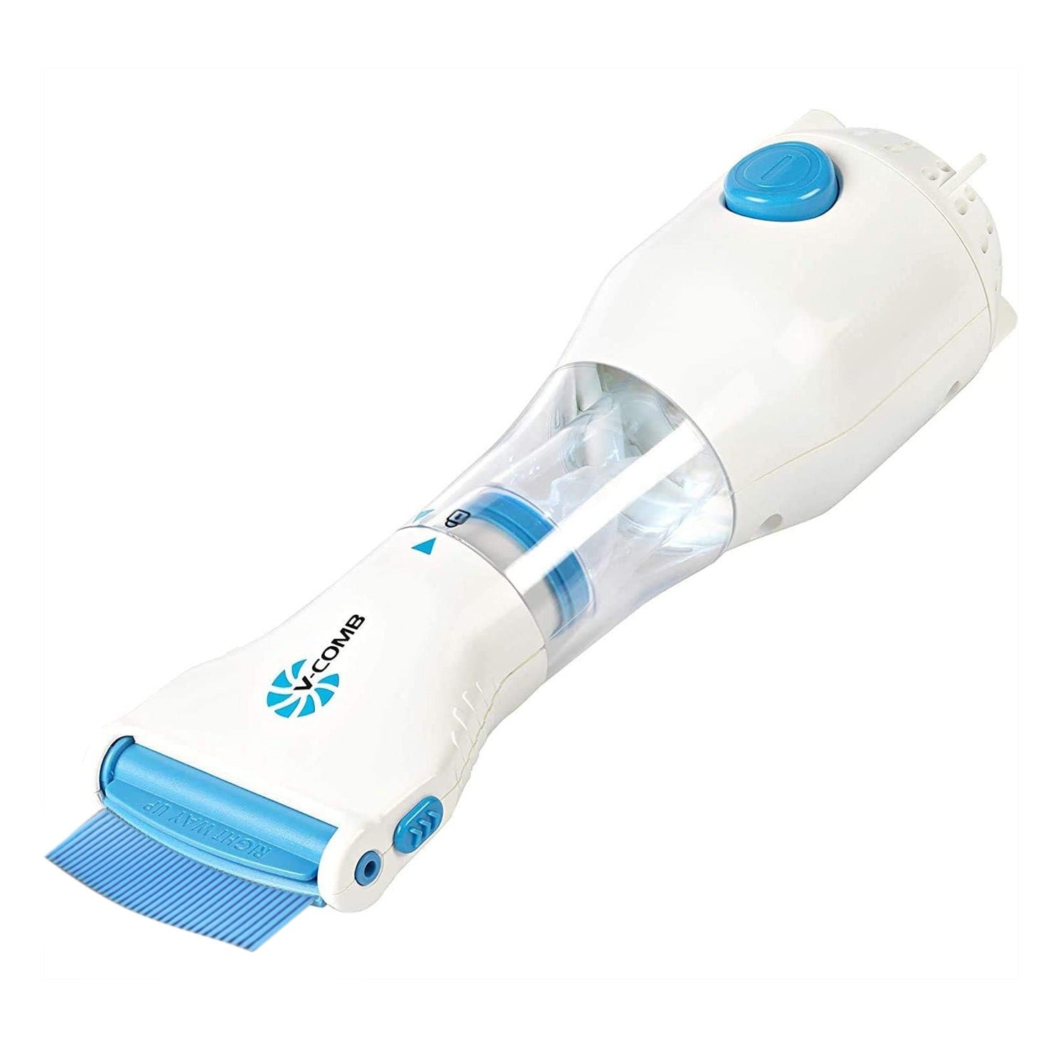 Get rid of head lice and eggs with the V-COMB Electric Lice Vacuum Remover