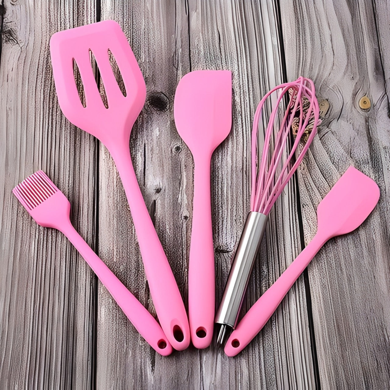 5-Piece Silicone Baking Utensil Set.