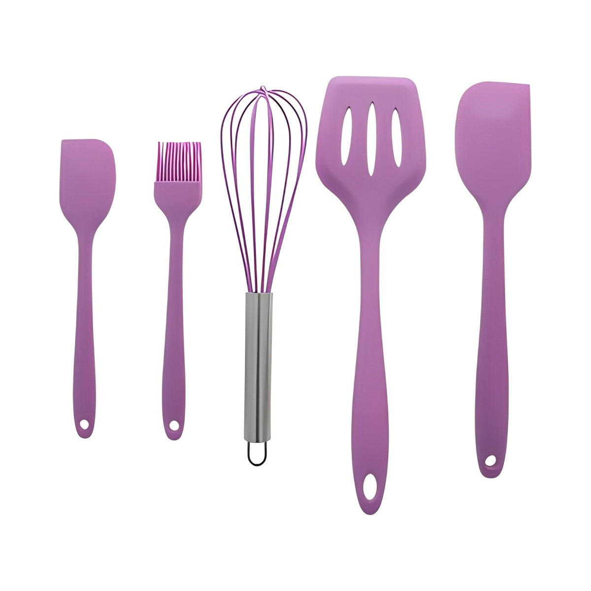 5-Piece Silicone Baking Utensil Set.