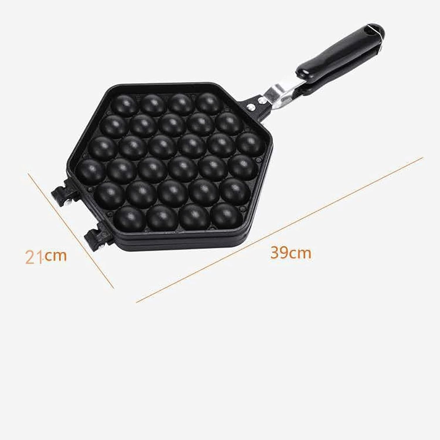 Non-stick Egg Puffs Maker Pan with its size