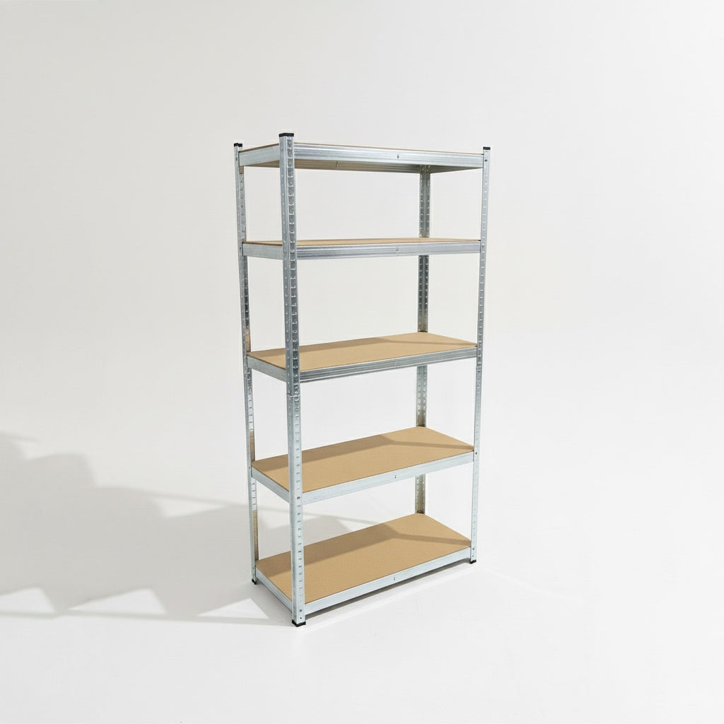 5 Tier Galvanized Shelving Unit, Garage Racking, Multipurpose Storage Shelf Rack 5 Tier Galvanized Shelving Unit, Garage Racking, Multipurpose Storage Shelf Rack