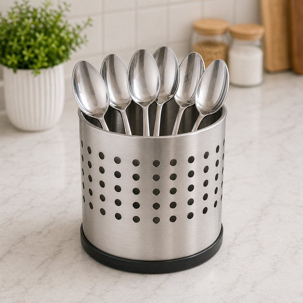 6-Piece Stainless Steel Spoon Set, Dining Tableware Dessert & Tea Spoons 6-Piece Stainless Steel Spoon Set, Dining Tableware Dessert & Tea Spoons