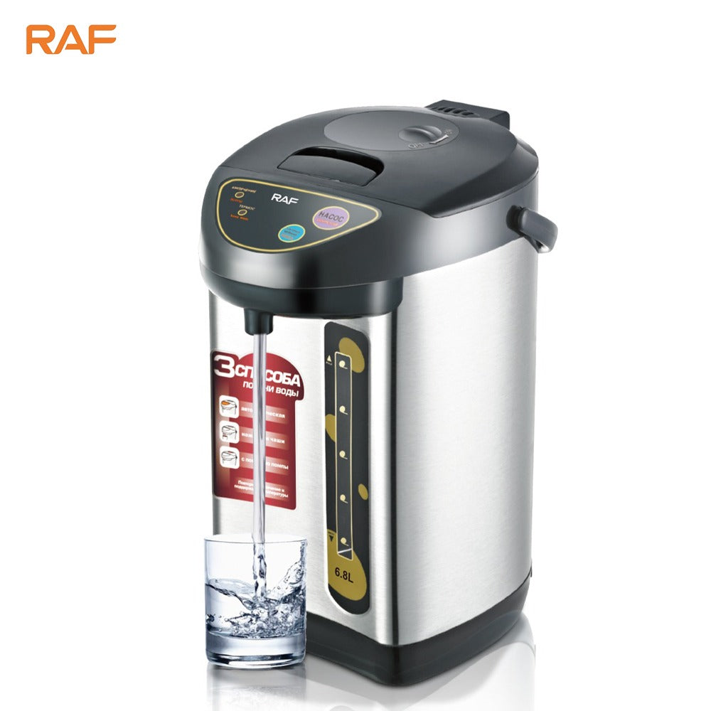 Dispensing Water from 6.8L Stainless Steel Electric Kettle.