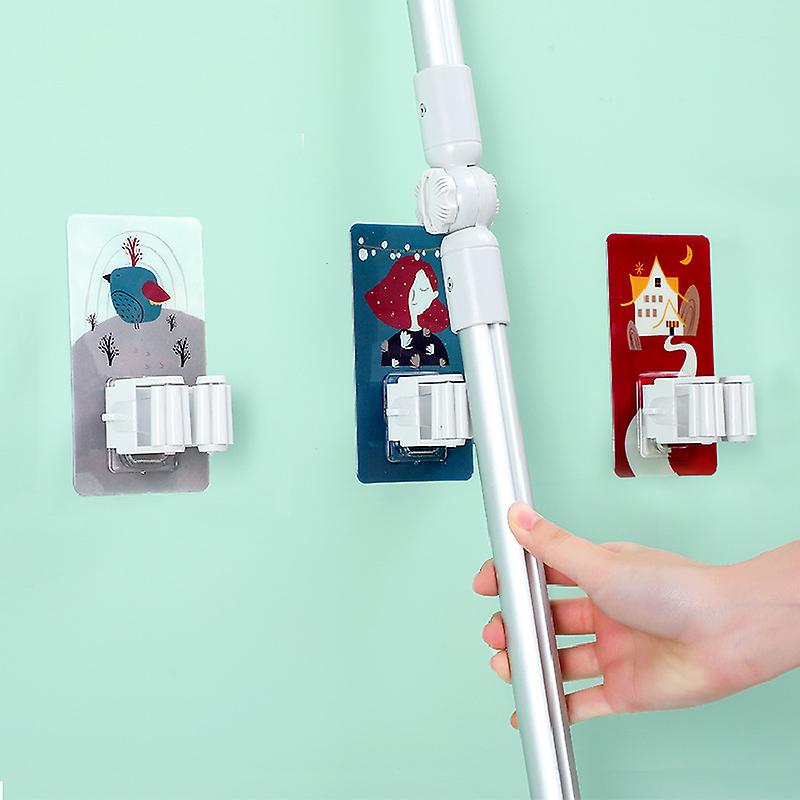 A Group of Wall Mount, Brush and Broom Holder