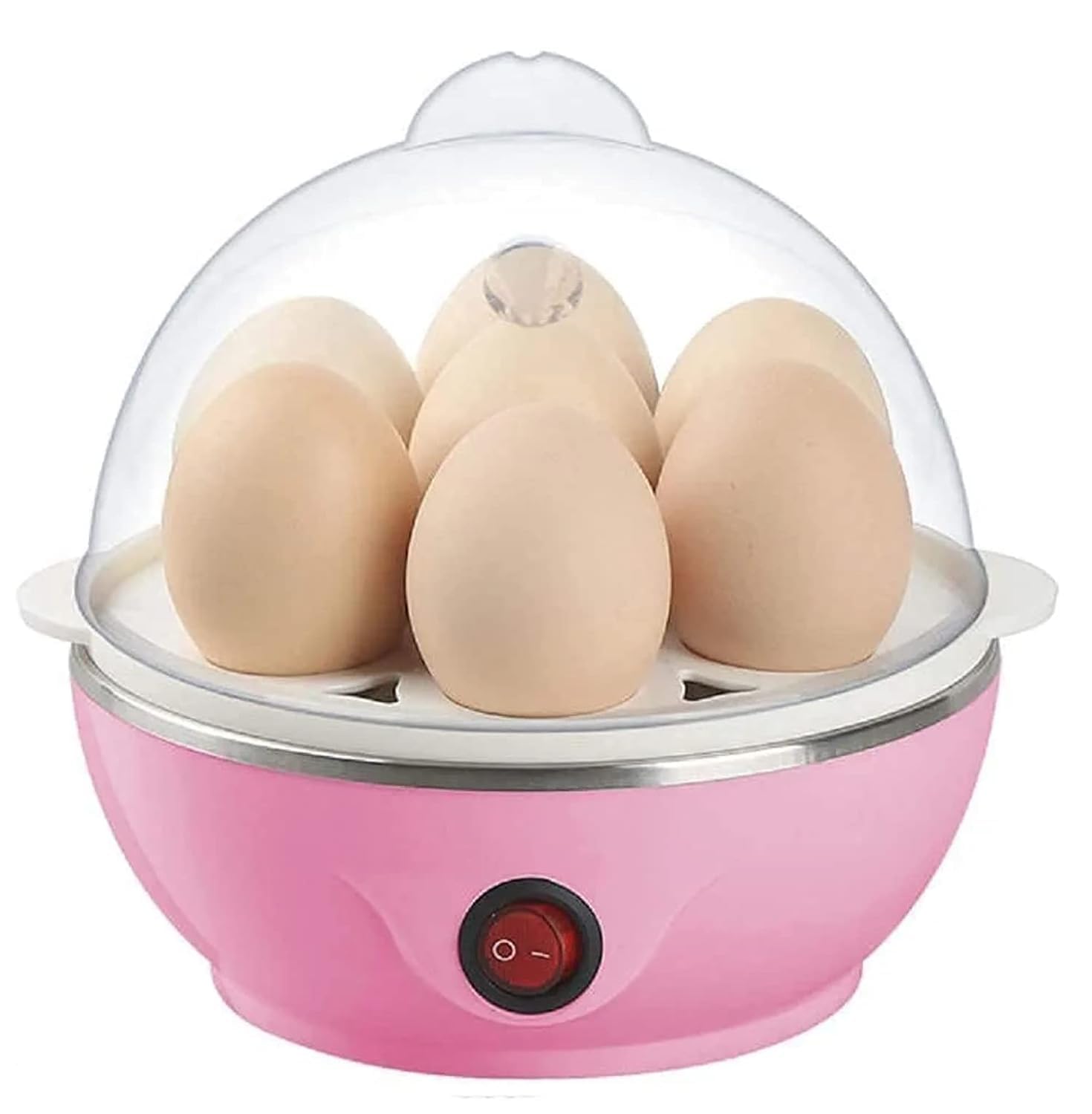 Electric Egg Poacher Steamer, 7 Egg Capacity, Multi-Function Egg Boiler